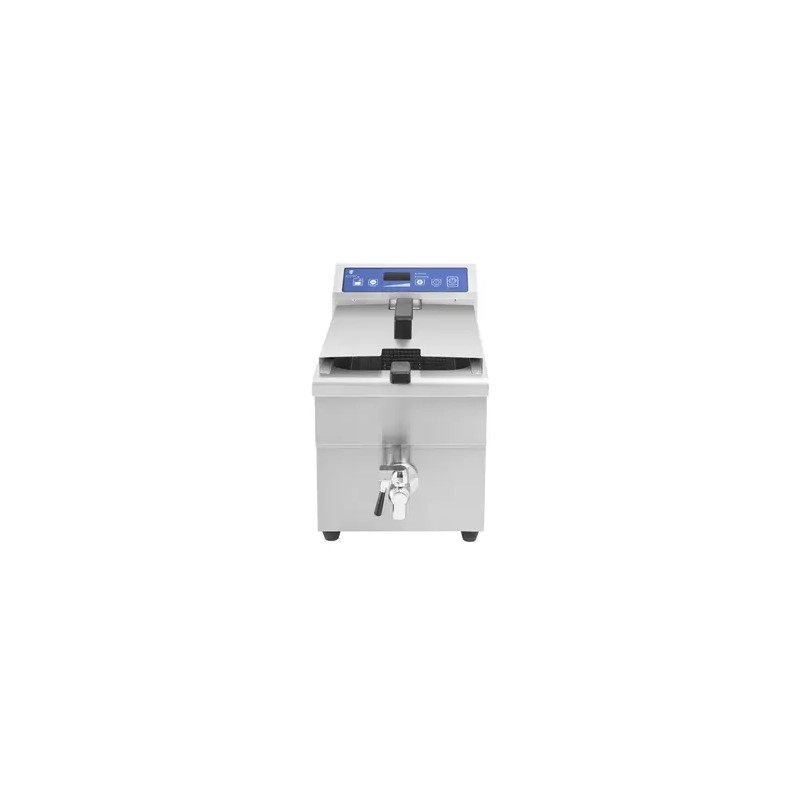 Induktiofriteerauskeitin 3500 W, 5,5 l, ajastin, tyhjennyshana, Royal Catering