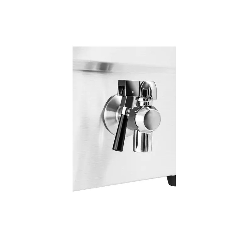 Induktiofriteerauskeitin 3500 W, 5,5 l, ajastin, tyhjennyshana, Royal Catering