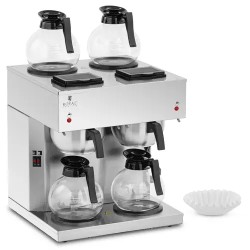 Royal Catering suodatinkahvinkeitin 4 x 1 8 l 4 lämpölevyllä