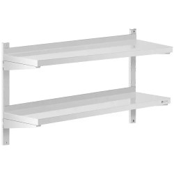 Royal Catering RCWR 1000 3 seinähylly ruostumaton teräs 100 x 30 cm 2 kpl