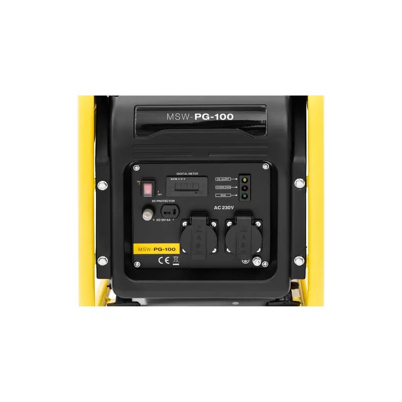 Inverter-generaattori 3500 W 230 V AC bensiinikäyttöinen käynnistysnarulla