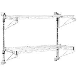 Royal Catering seinähylly 2 hyllytasoa 90 x 35 cm hiiliteräs