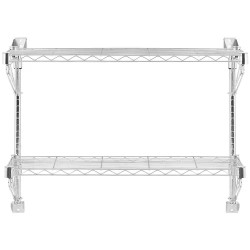 Royal Catering seinähylly 2 hyllytasoa 90 x 35 cm hiiliteräs