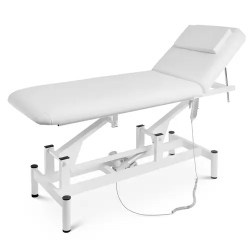 Sähköinen hoitopöytä Trento White, korkeussäätö 47-90 cm, kantavuus 150 kg, valkoinen