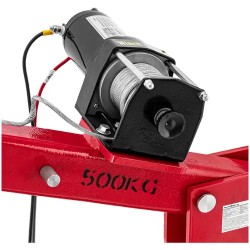 12 V latausnosturi vinssillä, 800 kg, 360° kääntyvä
