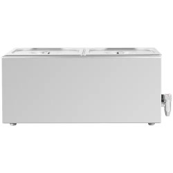 Bain marie -ruoanlämmitin, 600 W, 2 GN 1/2, poistohana