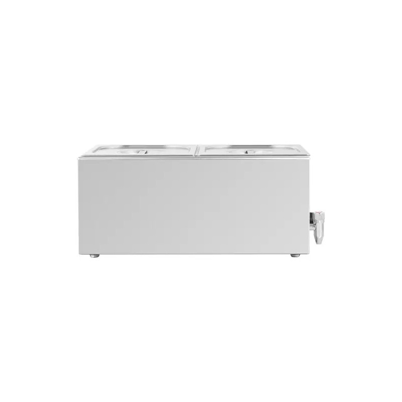 Bain marie -ruoanlämmitin, 600 W, 2 GN 1/2, poistohana