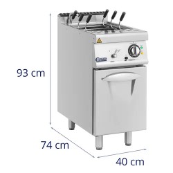 Royal Catering Pro 730 sähköinen pastakeitin 9 kW 400 V 40 x 73 cm