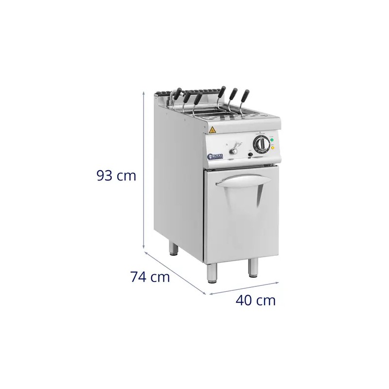 Royal Catering Pro 730 sähköinen pastakeitin 9 kW 400 V 40 x 73 cm