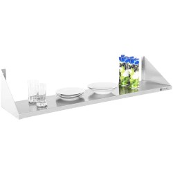 Royal Catering RCTR-120 seinähylly, ruostumaton teräs, 120 x 30 cm