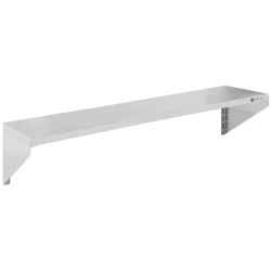 Royal Catering RCTR-120 seinähylly, ruostumaton teräs, 120 x 30 cm