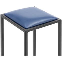 Baarijakkarat 2 kpl, musta/sininen, pehmustetut, 64 cm, Royal Catering