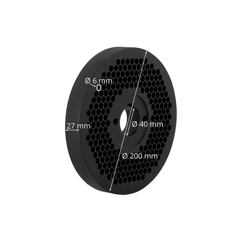 Wiesenfield WIE-PM-1000 pelletiprässin matriisi 6 mm Ø 200 mm