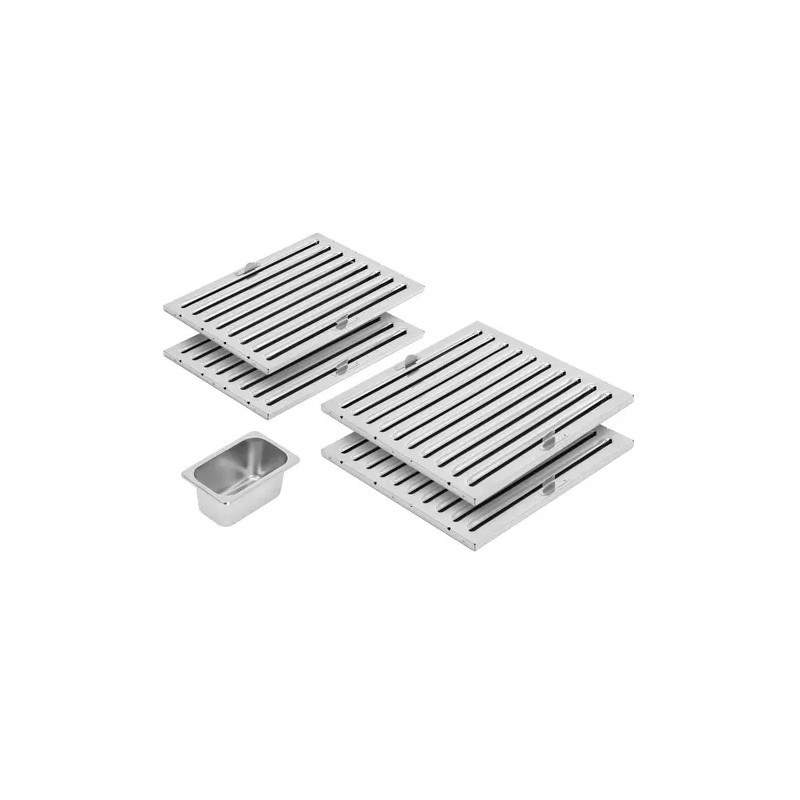 Royal Catering liesituuletin 200 cm, 1500 m³/h, ruostumaton teräs, LED-valaistus