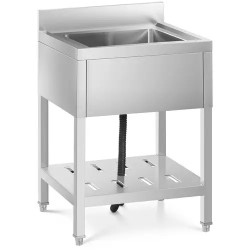 Royal Catering RCSSS 60X60 S tiskiallaspöytä ruostumaton teräs 60 x 60 cm