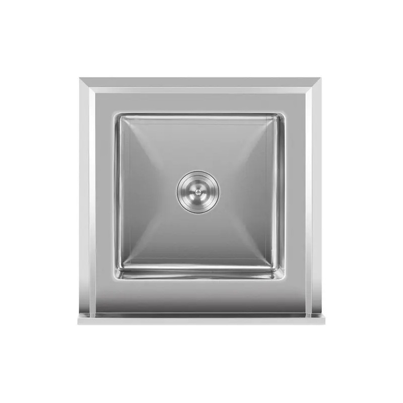 Royal Catering RCSSS-60X60-S tiskiallaspöytä ruostumaton teräs 60 x 60 cm