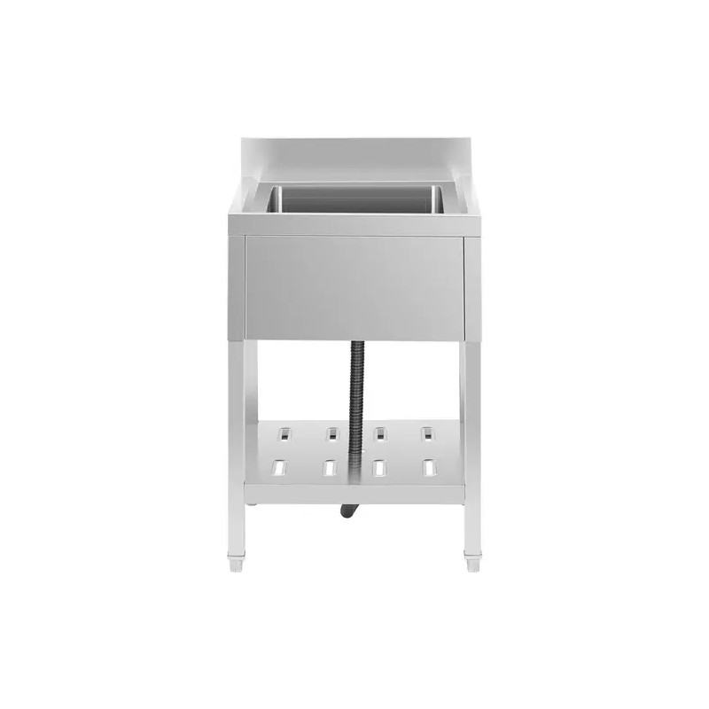Royal Catering RCSSS-60X60-S tiskiallaspöytä ruostumaton teräs 60 x 60 cm