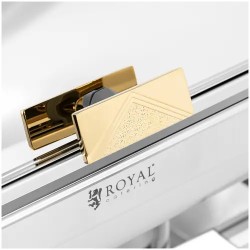 Royal Catering Chafing Dish GN 1/1 9 l lämmitin ruostumattomasta teräksestä