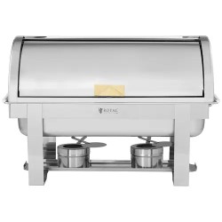 Royal Catering Chafing Dish GN 1/1 9 l lämmitin ruostumattomasta teräksestä