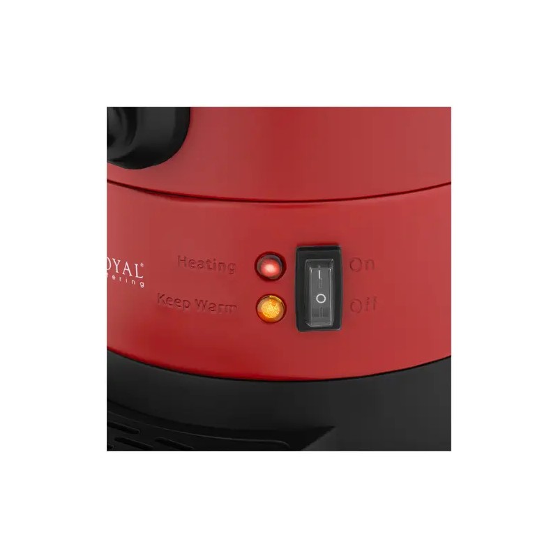 Royal Catering vedenkeitin 6,1 l 1500 W punainen