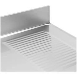 Royal Catering tiskipöytä, 1 allas, ruostumaton teräs, 160 x 60 cm