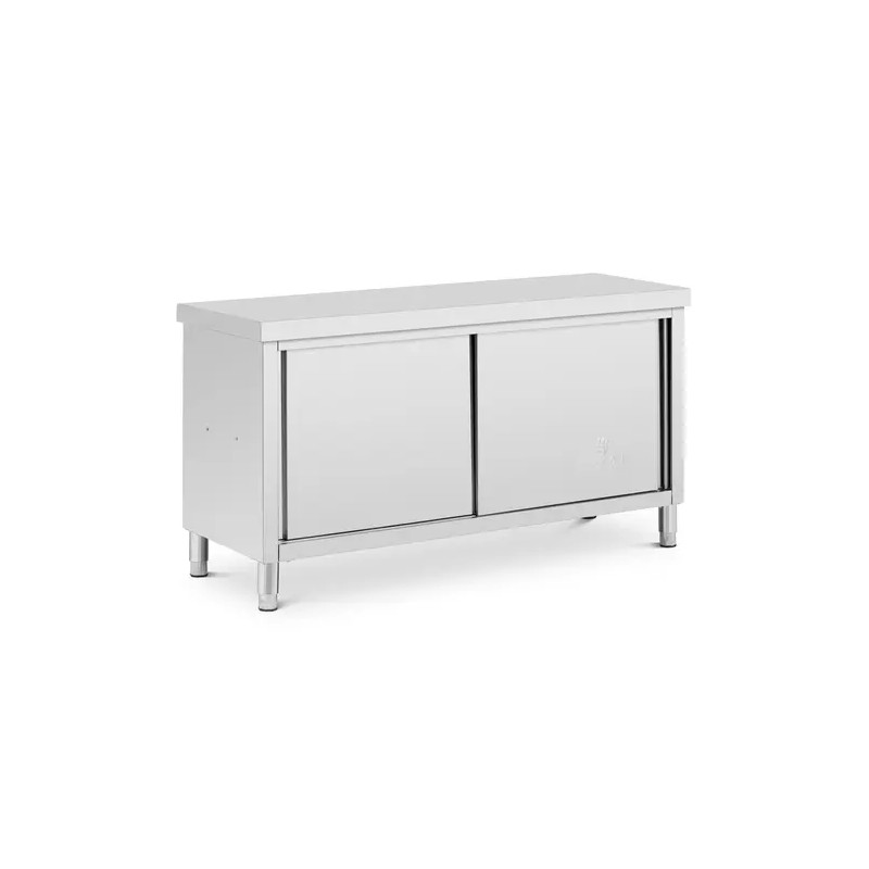 Royal Catering ECO ruostumattomasta teräksestä valmistettu läpilastauskaappi 160 x 60 cm