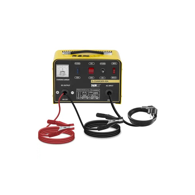 MSW S-Charger-10A Akkulaturi 6/12 V 5/8 A 4 kg