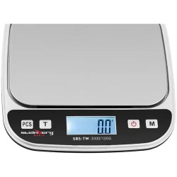 Steinberg BASIC SBS-TW-3000/100G digitaalinen pöytävaaka 3 kg / 0,1 g, 13 x 9,8 cm