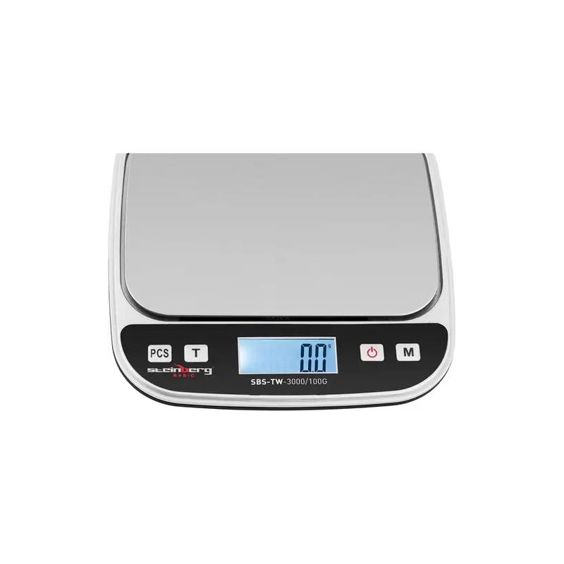 Steinberg BASIC SBS-TW-3000/100G digitaalinen pöytävaaka 3 kg / 0,1 g, 13 x 9,8 cm
