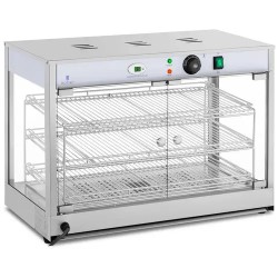 Royal Catering RCHT 1200B lämpövitriini 1200 W LED näytöllä