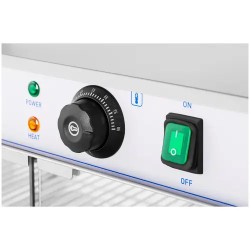 Royal Catering RCHT-1200B lämpövitriini 1200 W LED-näytöllä