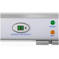 Royal Catering RCHT-1200B lämpövitriini 1200 W LED-näytöllä