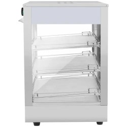 Royal Catering RCHT-1200B lämpövitriini 1200 W LED-näytöllä
