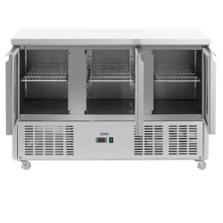 Royal Catering kylmäpöytä 360 l, 137 x 70 cm, ruostumaton teräs, energialuokka C