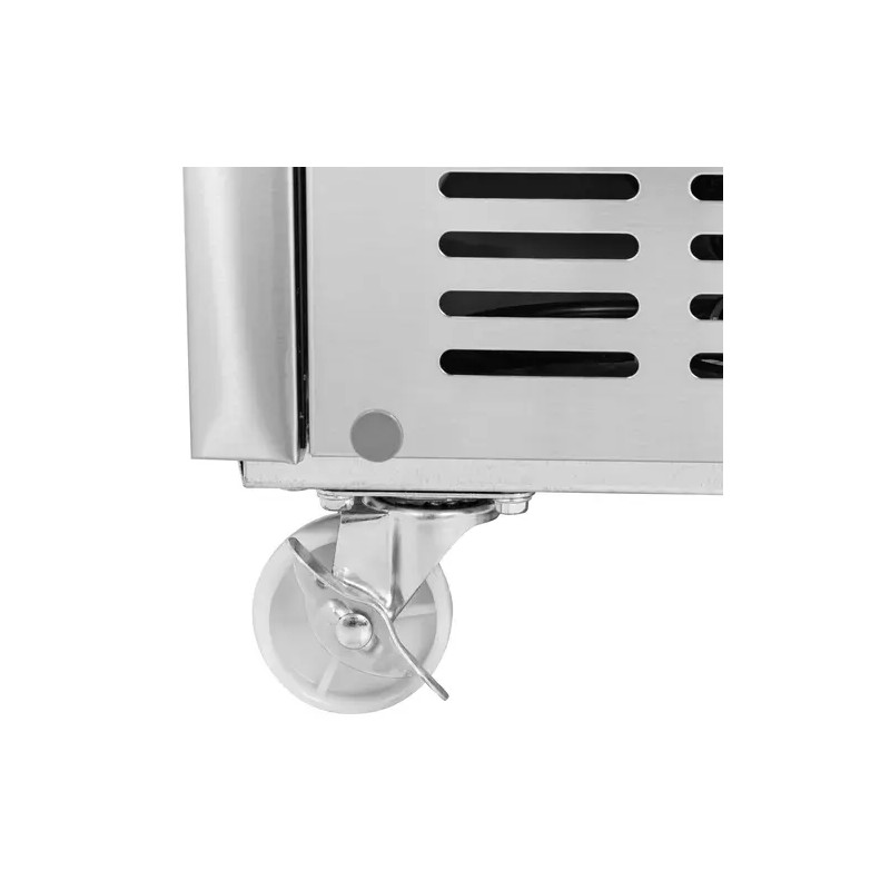 Royal Catering kylmäpöytä 360 l, 137 x 70 cm, ruostumaton teräs, energialuokka C