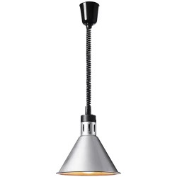 Royal Catering RC SHSFL09 lämpölamppu teräs hopea 27 5 x 27 5 x 31 cm