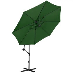 Uniprodo puutarhavarjo 300 cm vihreä kallistettava