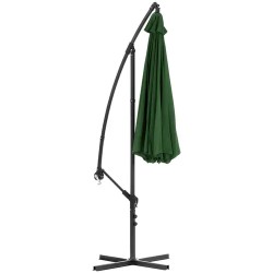 Uniprodo puutarhavarjo 300 cm vihreä kallistettava
