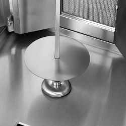 Kaasugrilli doner-lihalle 3 poltinta 12 kW 40 kg kapasiteetti ruostumaton teräs