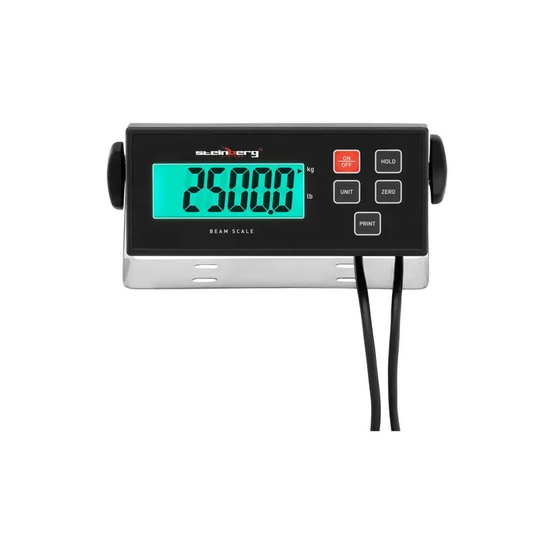 Steinberg Systems punnituspalkkivaaka 2500 kg, 0,5 kg tarkkuus, 100 x 10 cm, ulkoinen LCD