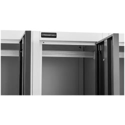 Fromm & Starck STAR_MCAB_15 lukittava teräskaappi 6 lokeroa harmaa