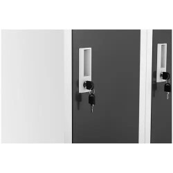 Fromm & Starck STAR_MCAB_15 lukittava teräskaappi 6 lokeroa harmaa