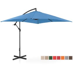 Ampelivarjo 250 x 250 cm sininen suorakaide kallistettava