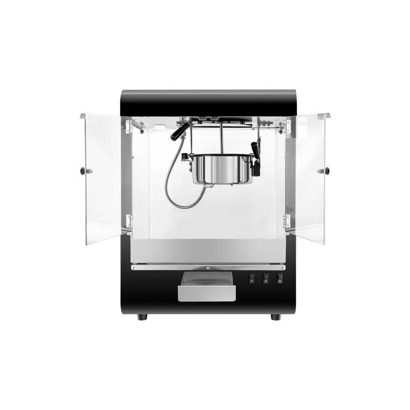 Royal Catering Popcornkone 1300 W, 4 kg/h, musta