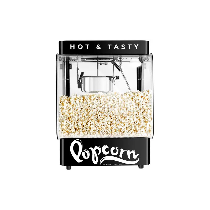Royal Catering Popcornkone 1300 W, 4 kg/h, musta