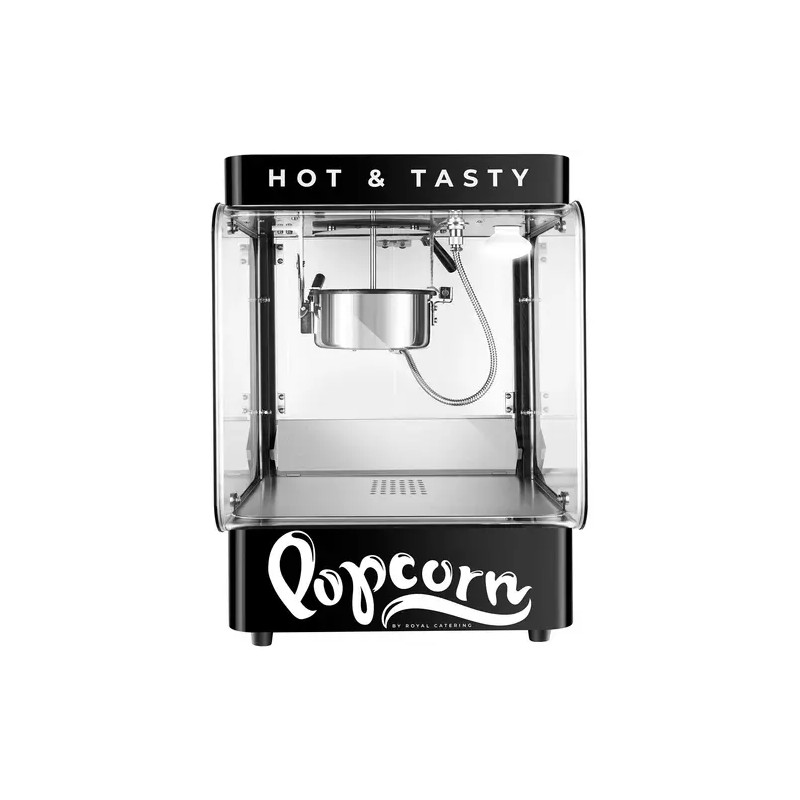 Royal Catering Popcornkone 1300 W, 4 kg/h, musta