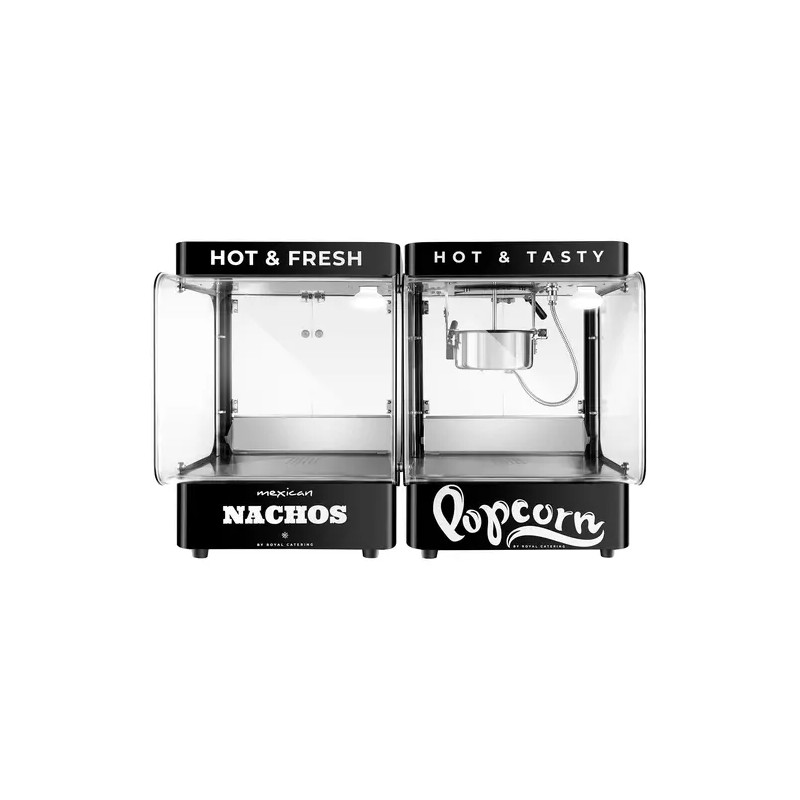 Royal Catering Popcornkone 1300 W, 4 kg/h, musta