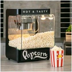 Royal Catering Popcornkone 1300 W, 4 kg/h, musta
