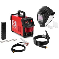 Stamos Welding Group Hitsaussetti 160 A X Basic hitsauskypärä ja 5 kg hitsauspuikkoja 2 5 x 350 mm