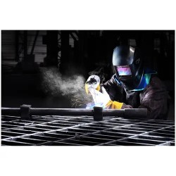 Stamos Welding Group Hitsaussetti 160 A, X-Basic-hitsauskypärä ja 5 kg hitsauspuikkoja 2,5 x 350 mm